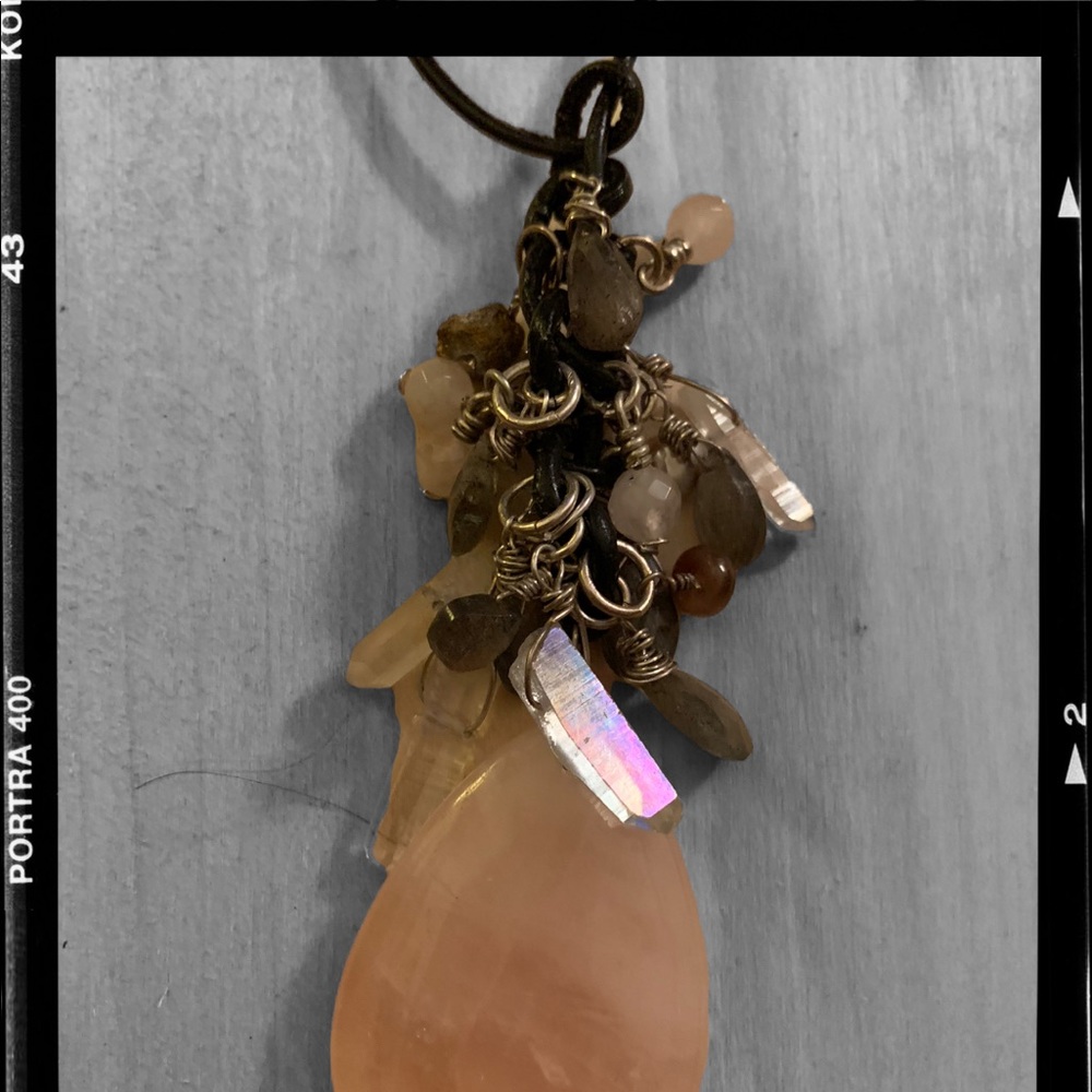 Handcrafted Semi Precious Stone Pendant By Katherine Morris Designs